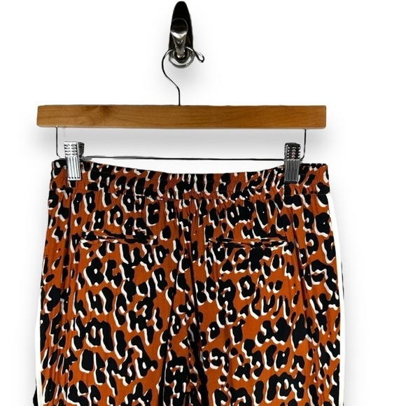 4 for $20 SALE! Zara Woman Leopard Print Tuxedo Stripe Pants, Orange/Black, XS - Picture 8 of 11